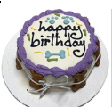 Unisex Dog Cake