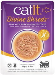Catit Divine Shreds Tuna with Shirasu and Sweet Potato