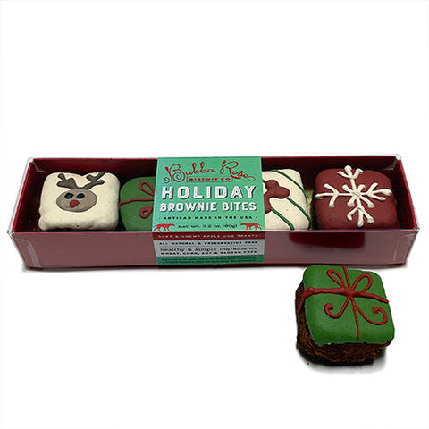 Dog Treats Holiday Brownie Bites Box 